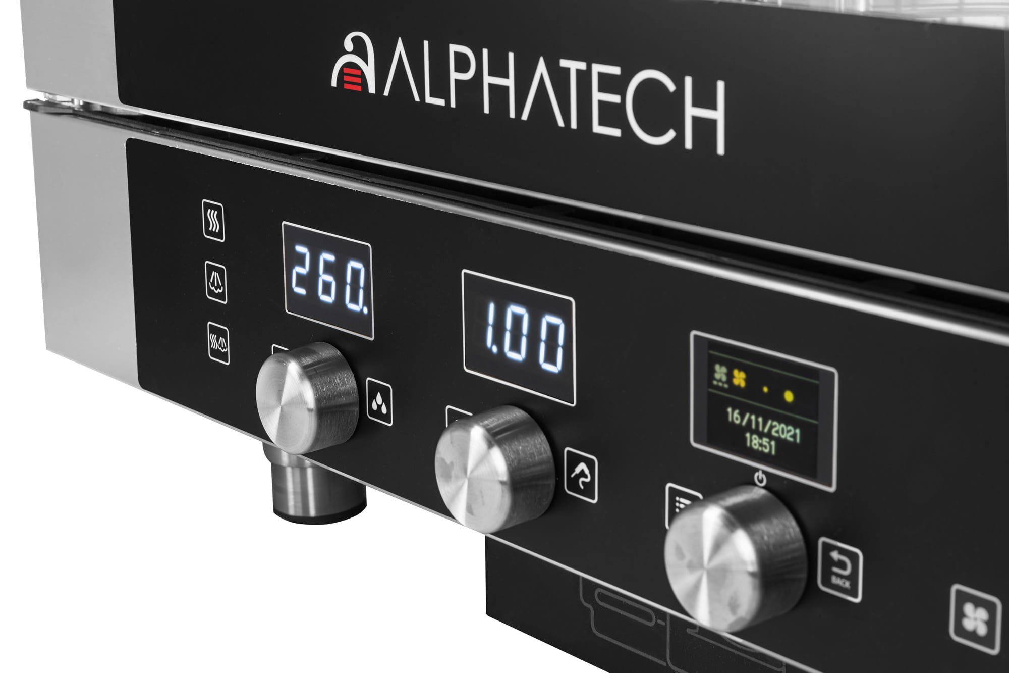 Piec konwekcyjno-parowy ICET071E, 7x GN 1/1, 7x 600x400, Alphatech by Lainox, sterowanie elektroniczne - obrazek 6