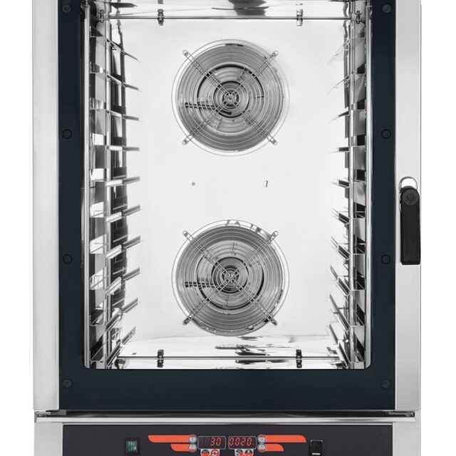 Piec konwekcyjno-parowy  FED10, 10xGN1/1, 10x600x400, sonda, 9 programów, 12,7kW