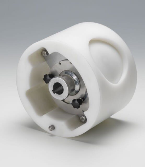 Cylinder z Delrinu CYL-SHAPE, do pras do burgerów