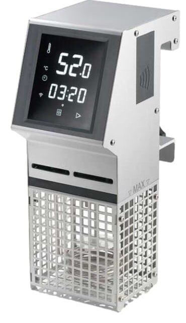 Cyrkulator zanurzeniowy z sondą, do gotowania Sous Vide, moduł NFC, 2 kW, 230V, 150x203x377
