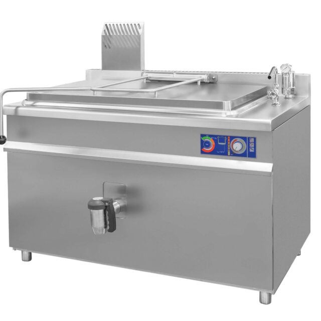 Kocioł warzelny gazowy z grzaniem pośrednim, automatyczne napełnianie, 32 kW, 300 l, 1350x900x900 mm