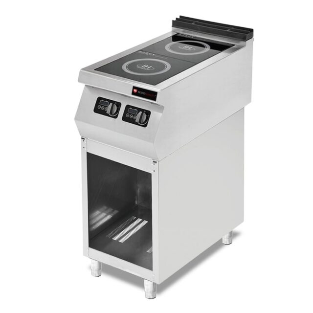 Kuchnia indukcyjna, 2-palnikowa, 6 kW, 230V, podstawa otwarta, linia 700