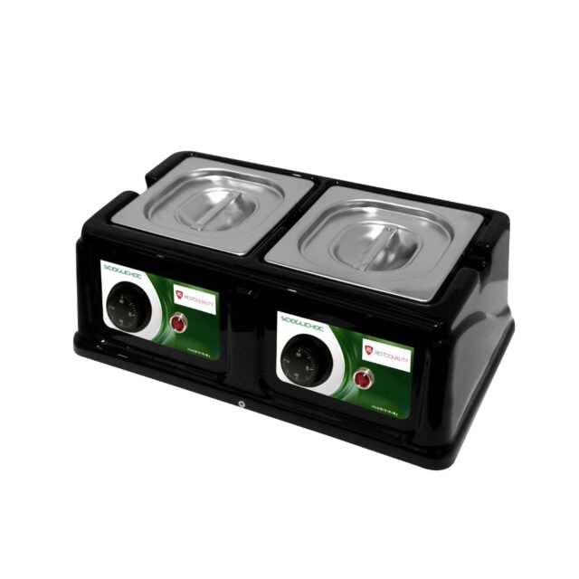 Podgrzewacz do czekolady, 2x1,5 l, 0,16 kW, 230V, 425x260x135 mm