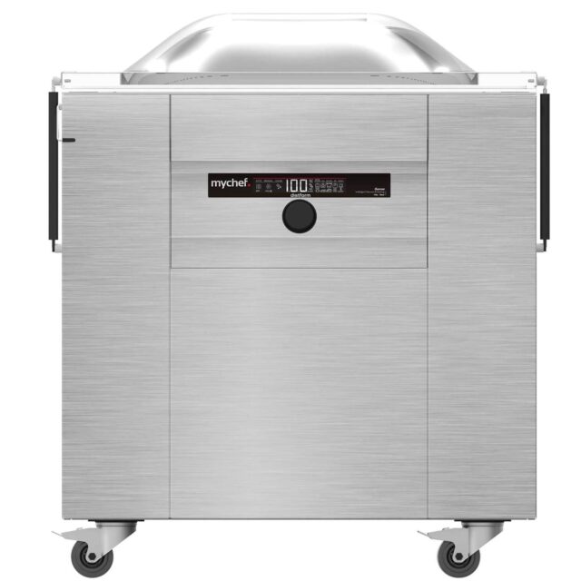 Pakowarka próżniowa komorowa iSENSOR M, dwie listwy 460+460 mm, pompa busch 40 m3/h, 1,13 kW, 930x607x1046 mm