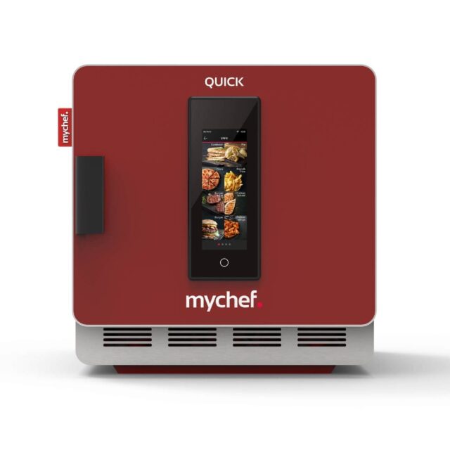 Piec konwekcyjny szybkiego gotowania, ogrzewanie nadmuchowe, dotykowy panel sterowania, 3,6 kW, 230V, 397x598x410 mm (QUICK 1T RED)