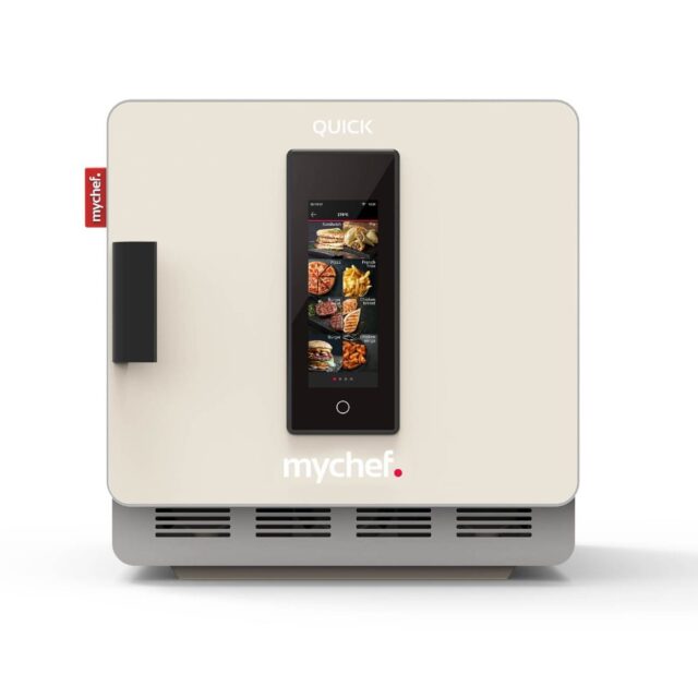 Piec konwekcyjny szybkiego gotowania, ogrzewanie nadmuchowe, dotykowy panel sterowania, 3,6 kW, 230V, 397x598x410 mm (QUICK 1T BEIGE)