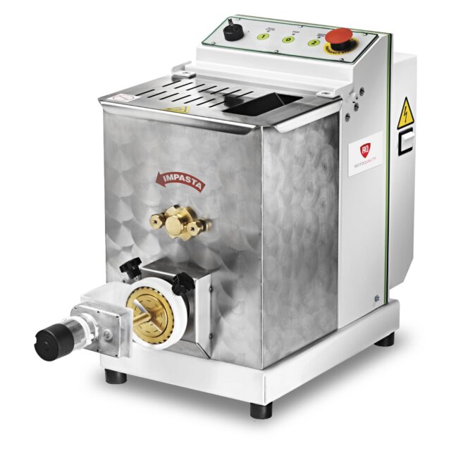 Maszynka do makaronu z nożem odcinającym, system chłodzenia, 13 kg/h, wsad 4 kg ciasta