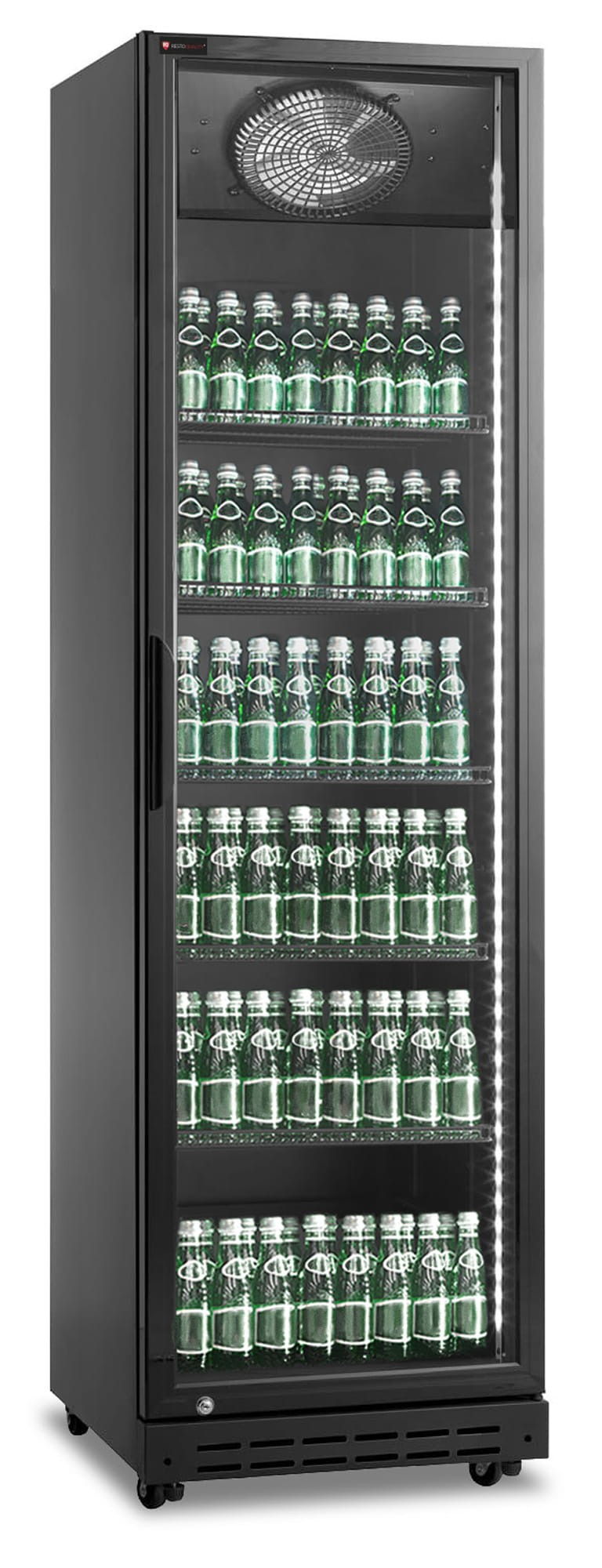 Szafa chłodnicza przeszklona RQ429-BLACK, 394l, czarna (SD429)
