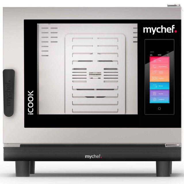 Piec konwekcyjno-parowy elektryczny, automatyczny system myjący, 6xGN2/1, 18,6 kW, 400 V, Mychef iCook 062E