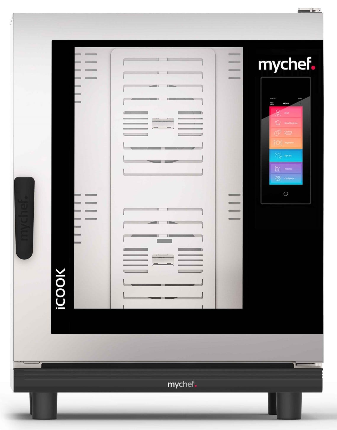 Piec konwekcyjno-parowy gazowy, automatyczny system myjący, 10xGN2/1, 35 kW, 230 V, Mychef iCook 102G