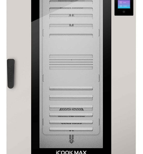 Piec konwekcyjno-parowy elektryczny, z wózkiem, automatyczny system myjący, 20xGN2/1, 65,7 kW, 400 V, Mychef iCook MAX 202E
