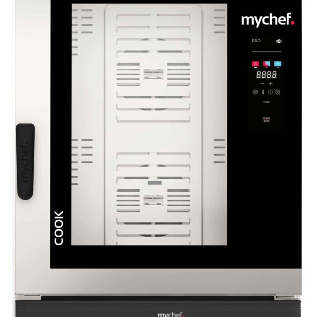 Piec konwekcyjno-parowy elektryczny, automatyczny system myjący, 10xGN1/1, 18,6 kW, 400 V, Mychef COOK PRO 101E