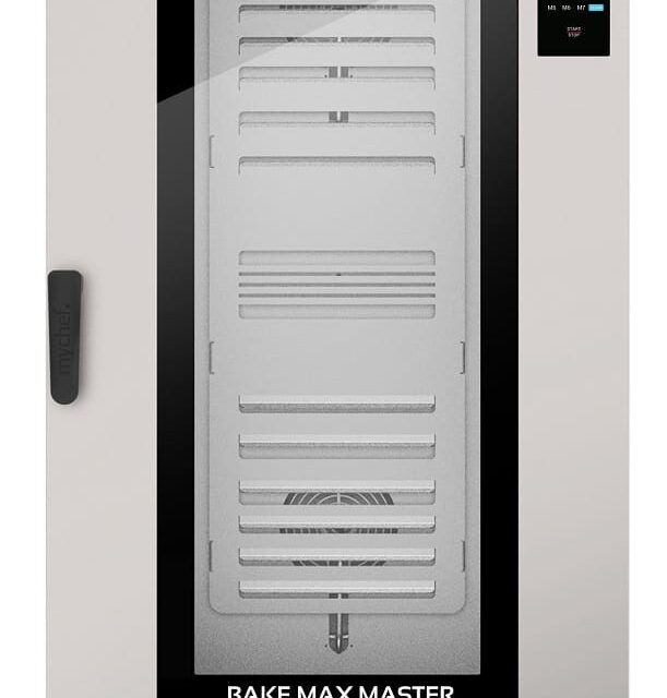 Piec konwekcyjno-parowy elektryczny, z wózkiem, piekarniczo-cukierniczy, automatyczny system myjący, 16x600x400, 34,7 kW, 400 V, Mychef BAKE MAX MASTER 16E
