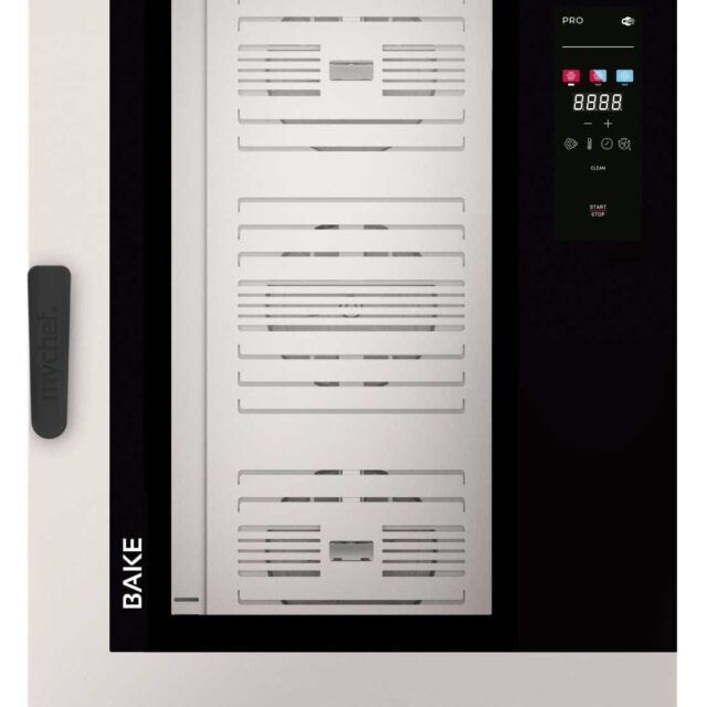 Piec konwekcyjno-parowy elektryczny, piekarniczo-cukierniczy, automatyczny system myjący, 10x600x400, 18,9 kW, 400 V, Mychef BAKE PRO 10E