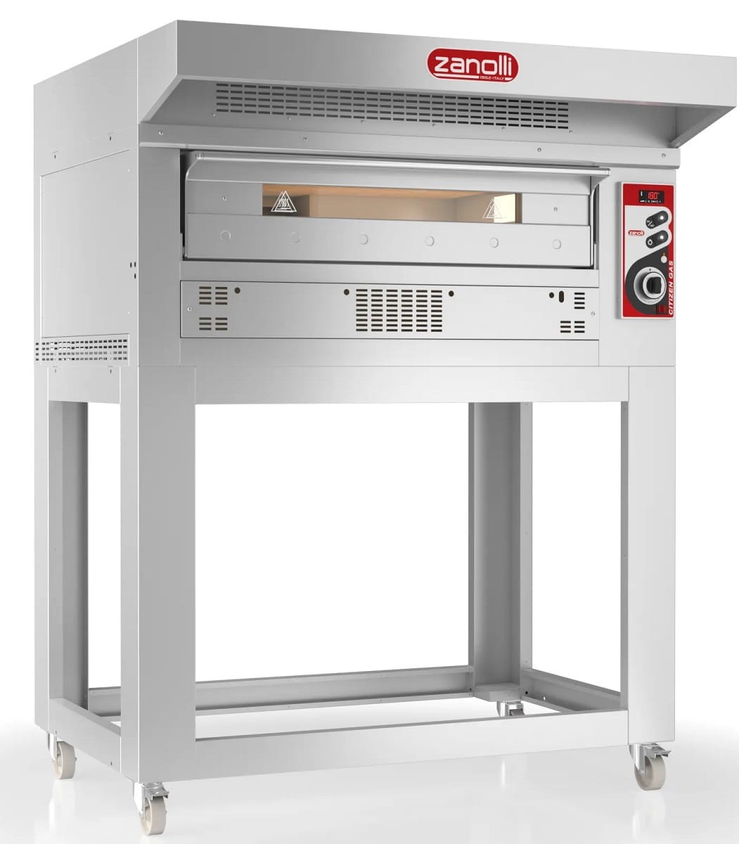 Piec do pizzy CITIZEN GAS PW 9 /MC, gazowy, jednokomorowy, 9x33 cm, 4x600x400