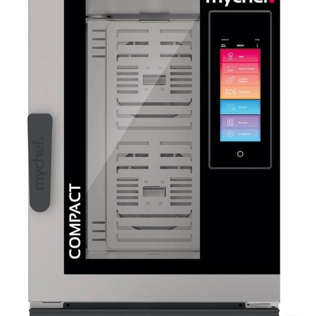 Piec konwekcyjno-parowy elektryczny, automatyczny system myjący, 10xGN1/1, 12,6 kW, 400 V, Mychef iCook Compact 101E