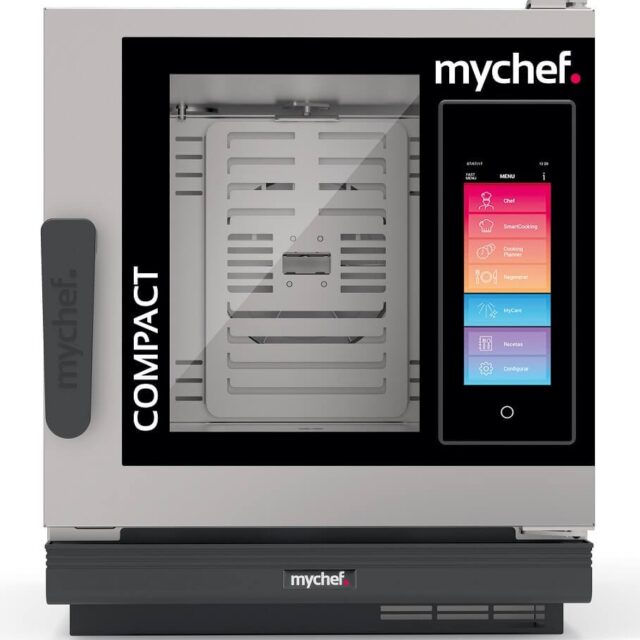 Piec konwekcyjno-parowy elektryczny, automatyczny system myjący, 6xGN1/1, 7,3 kW, 400 V, Mychef iCook Compact 061E