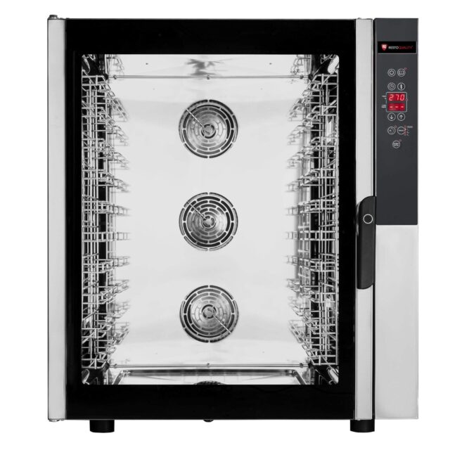 Piec konwekcyjno-parowy VS DP 010E, 10x 600x400mm, 10x GN1/1, sterowanie elektroniczne