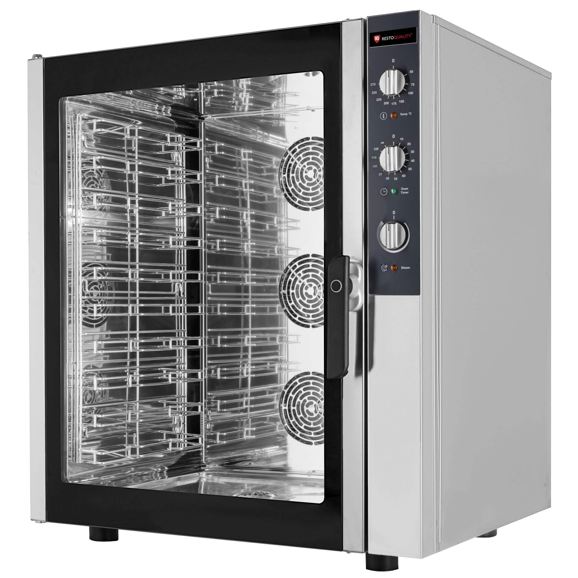 Piec konwekcyjno-parowy VS DA 010E, 10x 600x400 mm, 10x GN1/1, sterowanie manualne - obrazek 2
