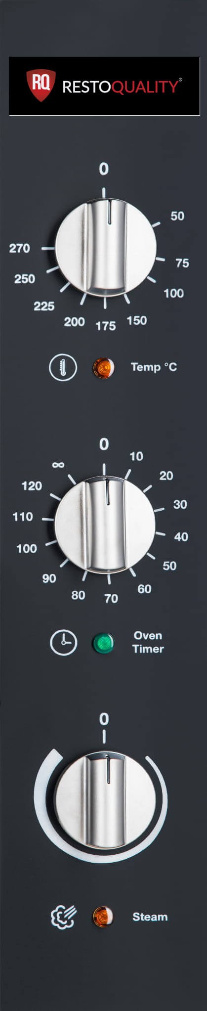 Piec konwekcyjno-parowy VS DA 010E, 10x 600x400 mm, 10x GN1/1, sterowanie manualne - obrazek 6