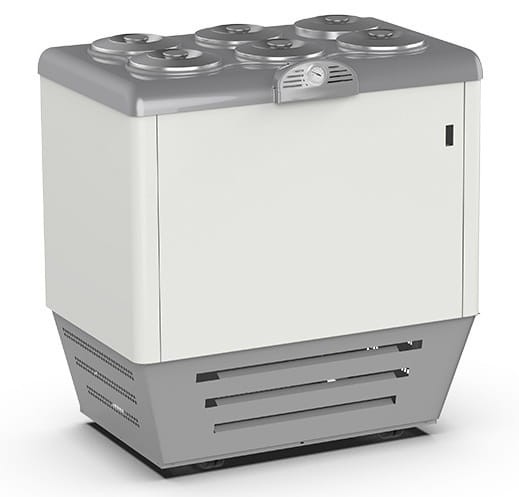 Dystrybutor do lodów, 6+6 tub, 965x665x1030 mm