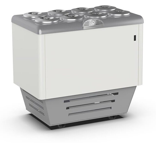 Dystrybutor do lodów, 8+8 tub, 1105x713x1030 mm