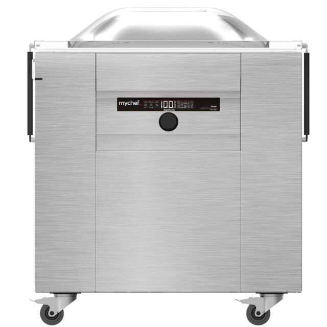 Pakowarka próżniowa komorowa iSENSOR M, wolnostojąca, listwa 460 + 460 + 680 mm, pompa BUSCH 40 m3/h, 1,12 kW, 930x607x1046 mm, przyłącze gazu obojętnego
