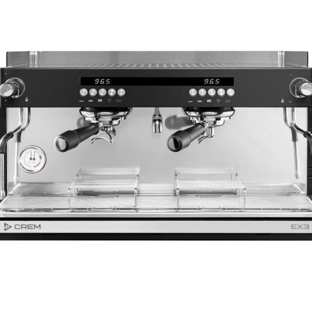Ekspres do kawy 2-grupowy EX3 2GR B PID Smartsteam, 3,35 kW, 770x575x465 mm, Top Version