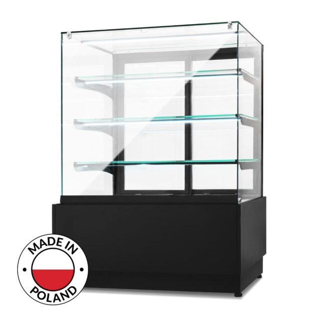 Witryna cukiernicza neutralna Dolce Visione Neutro Premium 900, 900x670x1300 mm