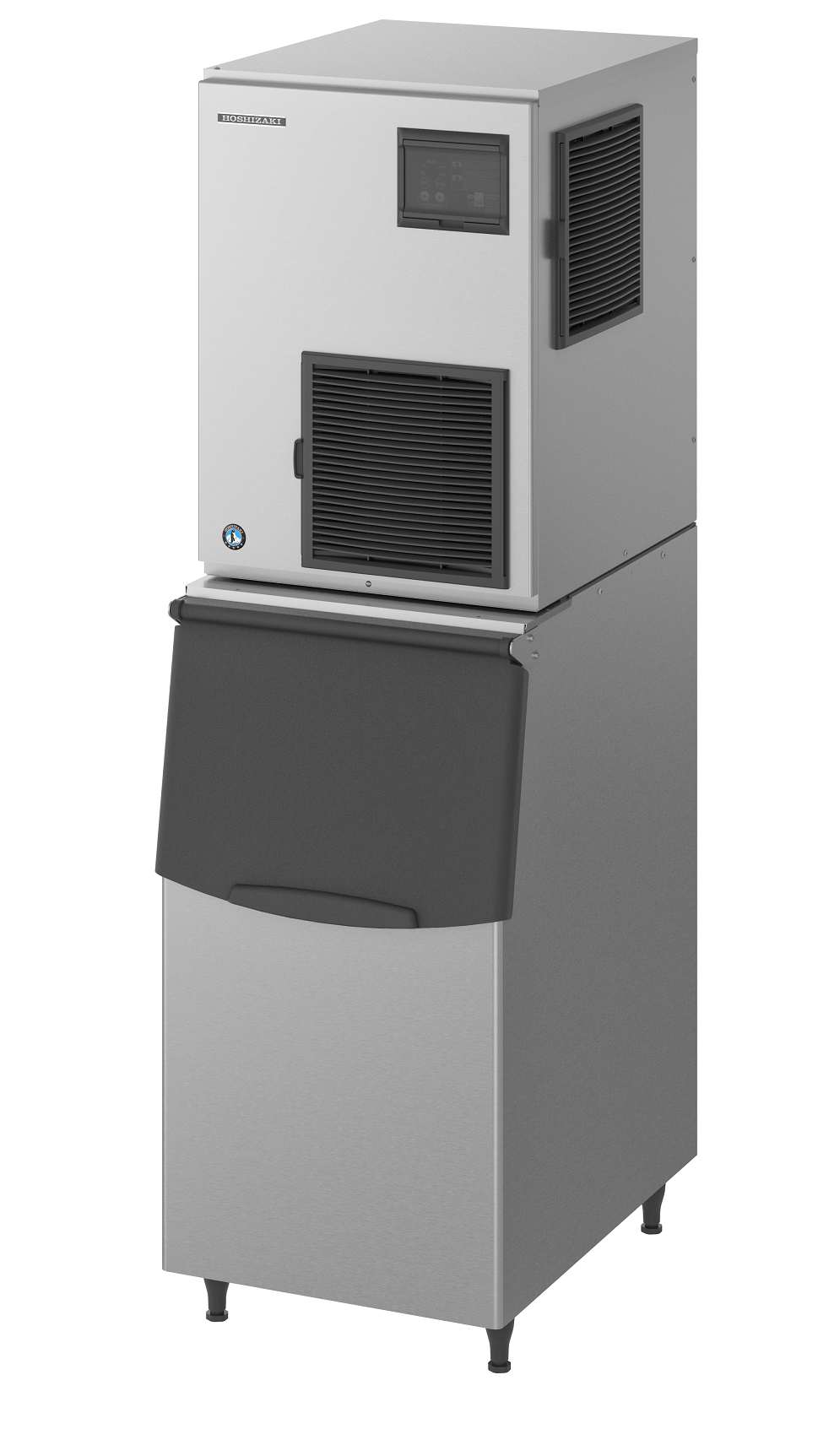 Łuskarka do lodu Hoshizaki FM-600AKE-R452N-SB, 530 kg/24h, chłodzona wodą, bryłki lodu - obrazek 2
