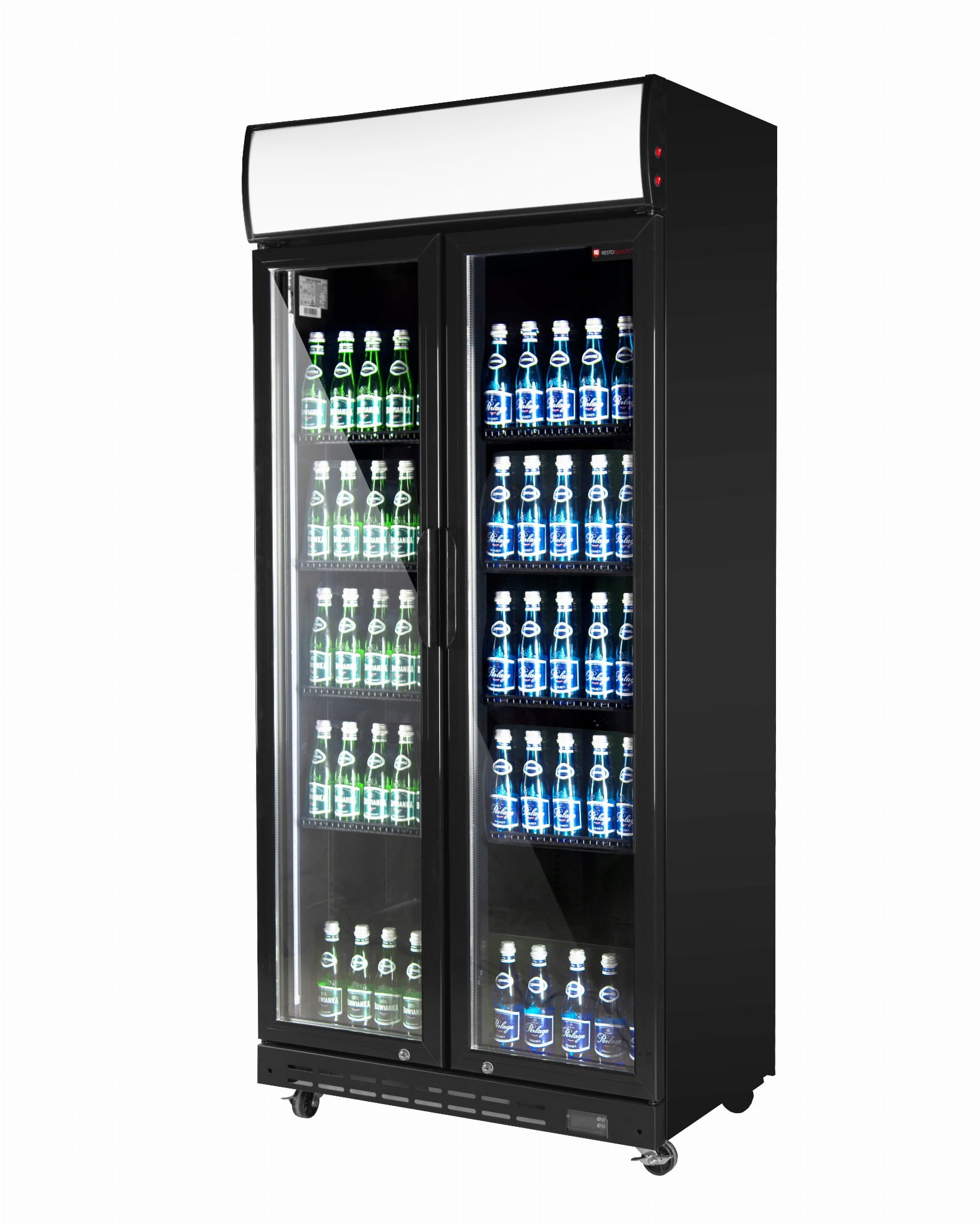 SZAFA CHŁODNICZA PRZESZKLONA RQ880H-BLACK, 590 L, (SD881HE)