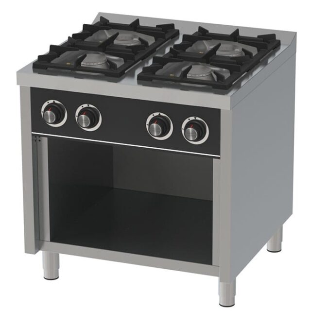 Kuchnia gazowa RQ4F750E z szafką, 4-palnikowa, 30,6 kW, Linia 750