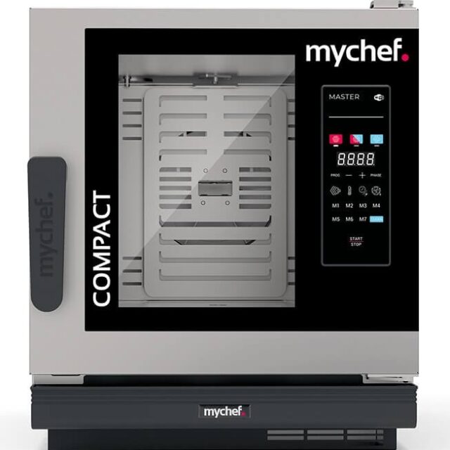 Piec konwekcyjno-parowy elektryczny, automatyczny system myjący, 6xGN2/3, 6,3 kW, 400 V, Mychef Cook MASTER Compact 623E TSC, System TSC - najwyższa stabilność temperatury