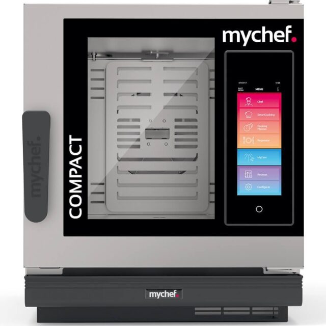 Piec konwekcyjno-parowy elektryczny, automatyczny system myjący, 6xGN2/3, 6,3 kW, 400 V, Mychef ICOOK Compact 623E TSC, System TSC - najwyższa stabilność temperatury