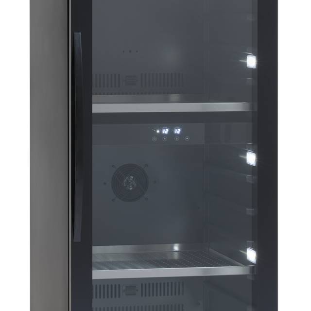 Winiarka, chłodziarka do wina, dwustrefowa, 461 l, na 138 butelek, 595x682x1764 mm