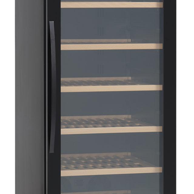 Winiarka, chłodziarka do wina, jednostrefowa, 461 l, na 126 butelek, 595x680x1764 mm