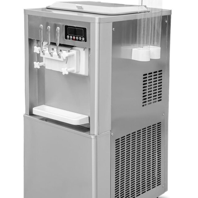 Maszyna do lodów włoskich RQMG38, 2 smaki +mix, automat do lodów, nocne chłodzenie, pompa napowietrzająca, 2x7 l