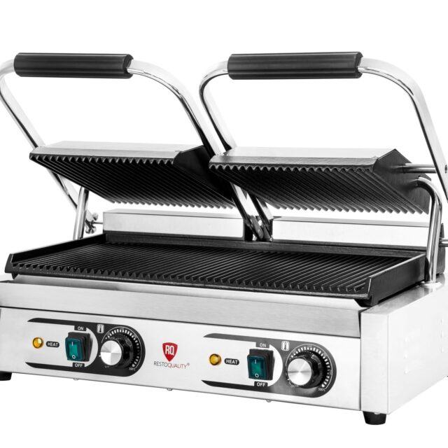 Kontakt grill podwójny, ryflowany, Resto Quality, 3,6 kW, 230 V