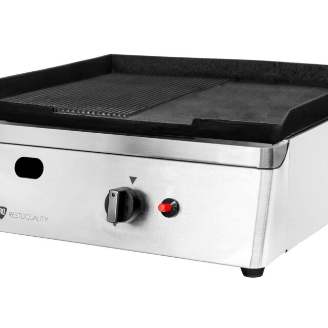 Płyta grillowa gazowa, ryflowano/gładka, 3,2 kW