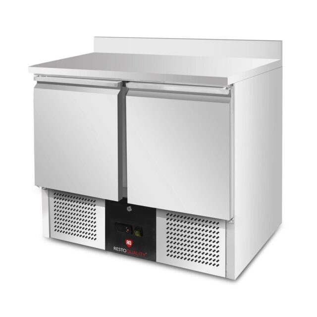 Stół chłodniczy 2-drzwiowy RQS901, z rantem, 240 l, agregat dolny, 903x700x960 mm