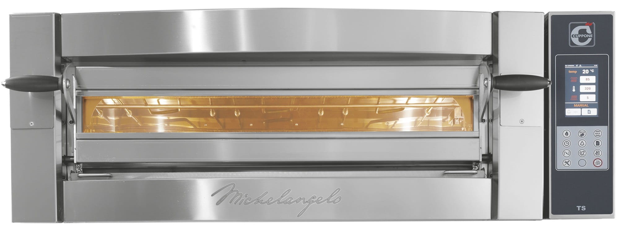 Piec do pizzy elektryczny Cuppone Michelangelo, jednokomorowy, panel dotykowy, 9x36 - obrazek 2