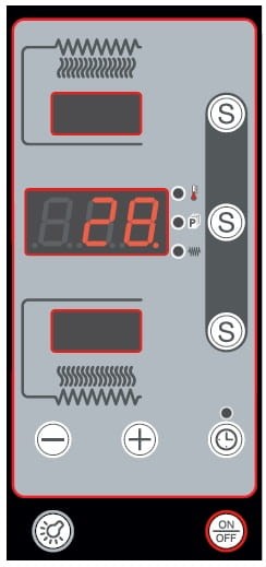 Piec do pizzy elektryczny Cuppone Donatello, jednokomorowy, panel cyfrowy, 6x36, D6N635L/1 D - obrazek 10
