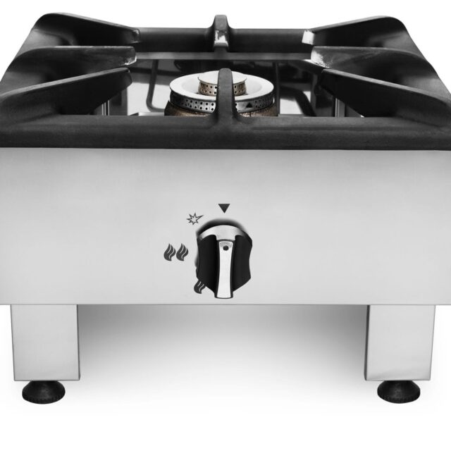 Taboret gazowy RQ40558 PRO, 15 kW, duża moc, żeliwny ruszt