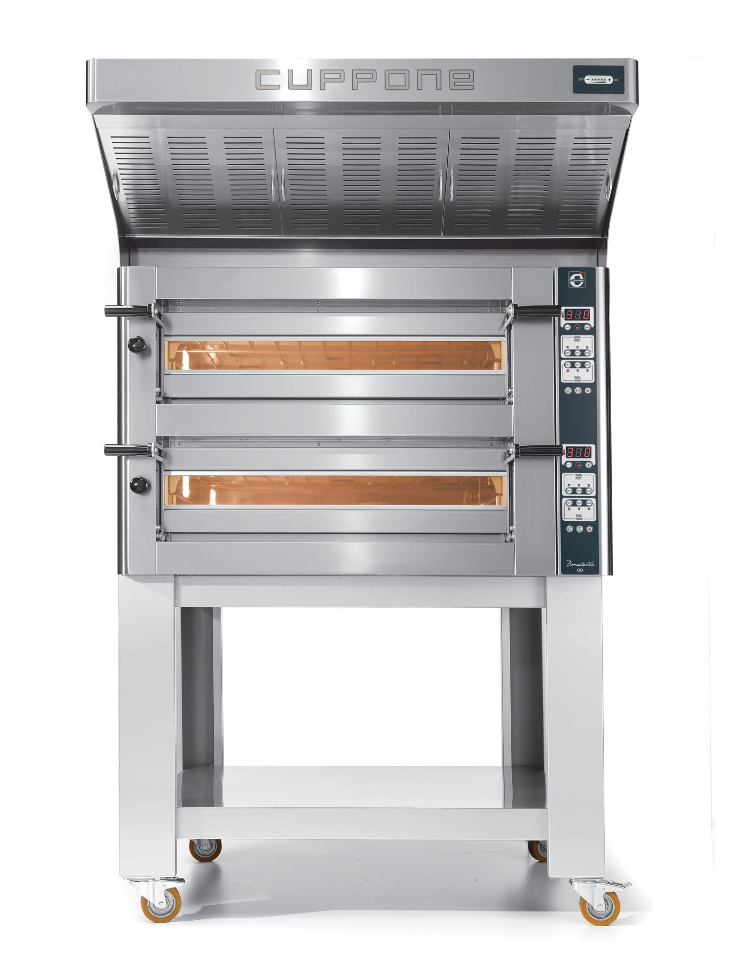 Piec do pizzy elektryczny Cuppone Donatello, dwukomorowy, panel cyfrowy, 6+6x36 (DN635/2 CD)