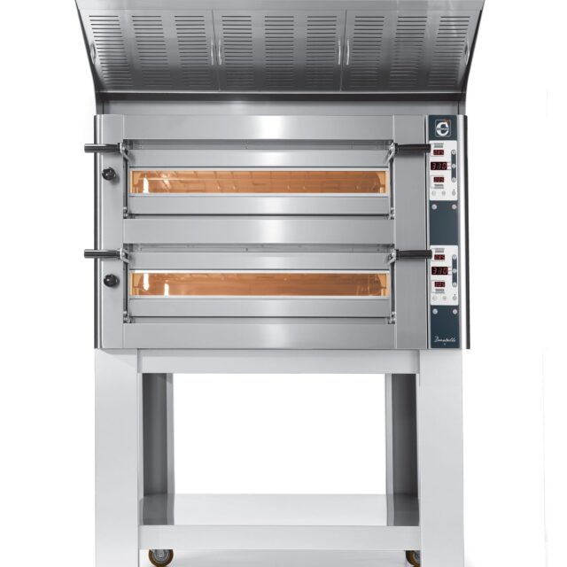 Piec do pizzy elektryczny Cuppone Donatello, dwukomorowy, panel cyfrowy, 4+4x36 (DN435/2 D)