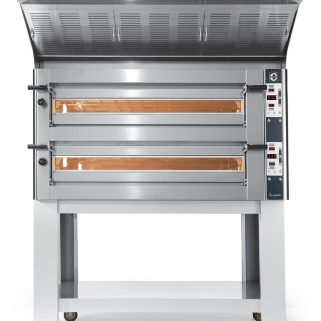 Piec do pizzy elektryczny Cuppone Donatello, dwukomorowy, panel cyfrowy, 6+6x36 (DN635L/2 D)