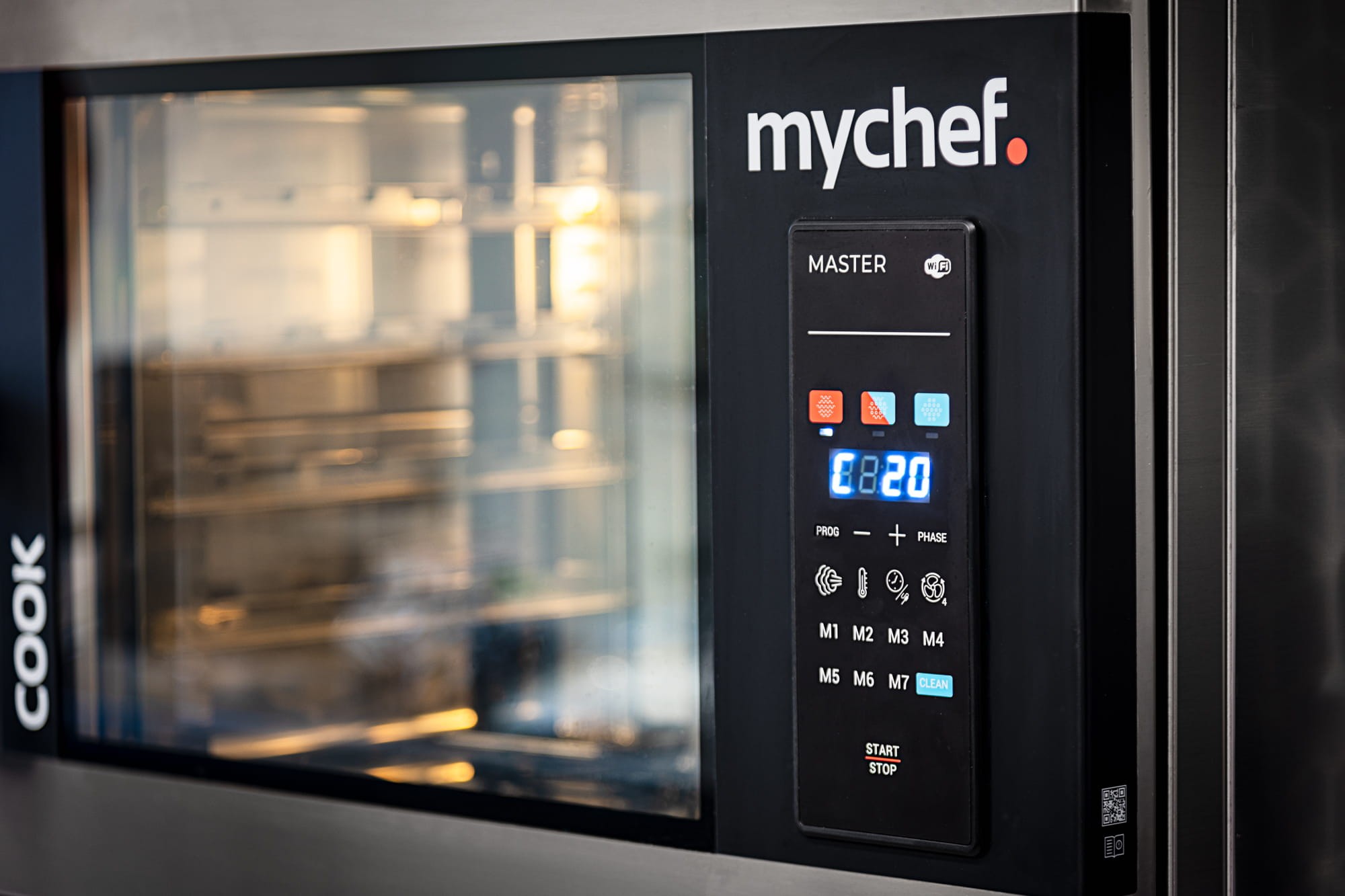 Piec konwekcyjno-parowy elektryczny, z wózkiem, automatyczny system myjący, 20xGN2/1, 65,7 kW, 400 V, Mychef COOK MAX MASTER 202E TSC, System TSC - najwyższa stabilność temperatury - obrazek 11