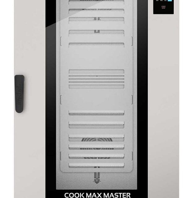 Piec konwekcyjno-parowy elektryczny, z wózkiem, automatyczny system myjący, 20xGN1/1, 34,7 kW, 400 V, Mychef COOK MAX MASTER 201E TSC, System TSC - najwyższa stabilność temperatury
