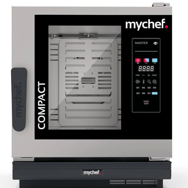 Piec konwekcyjno-parowy elektryczny, automatyczny system myjący, 6xGN1/1, 7,3 kW, 400 V, Mychef Cook MASTER Compact 061E TSC, System TSC - najwyższa stabilność temperatury