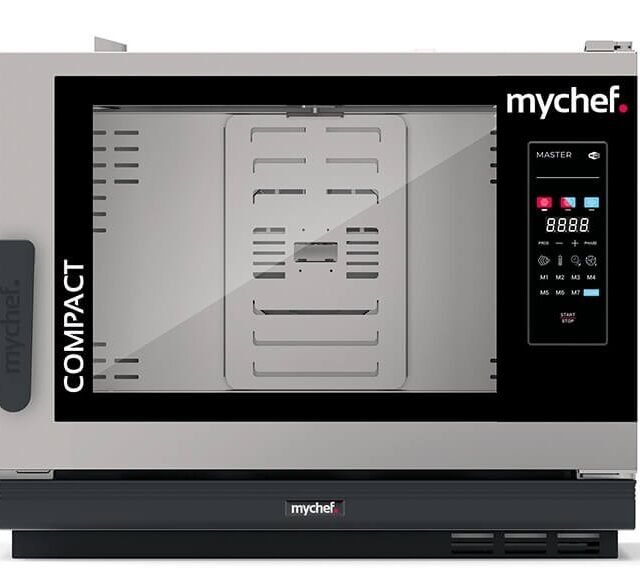 Piec konwekcyjno-parowy elektryczny, automatyczny system myjący, 6xGN1/1, 7,3 kW, 400 V, Mychef Cook MASTER Compact 061TE TSC, System TSC - najwyższa stabilność temperatury